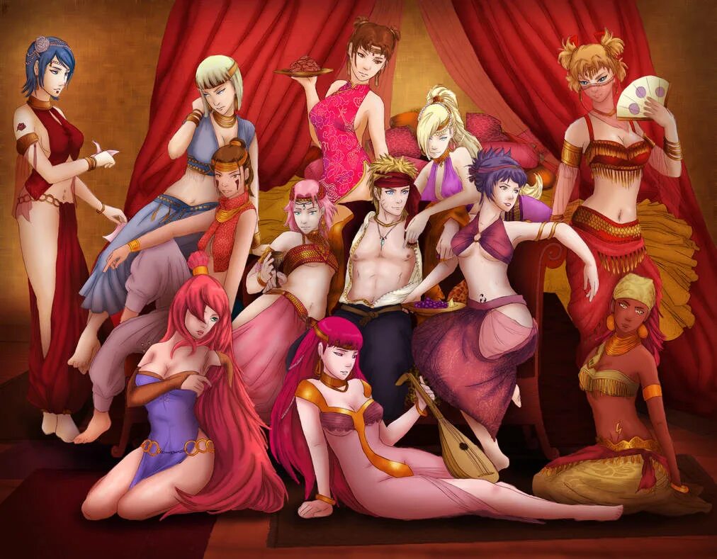 Harem party adventures