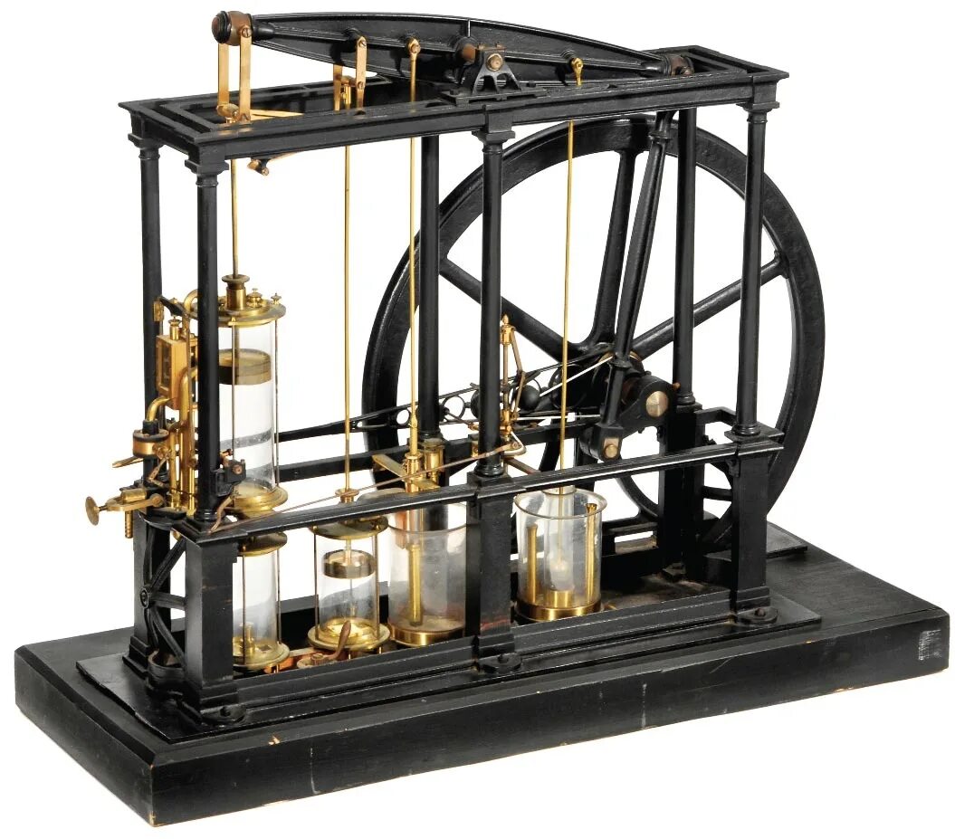 Паровая машина Уатта. Паровая машина Джеймса УАТ. Первая паровая машина Джеймса Уатта. Паровий