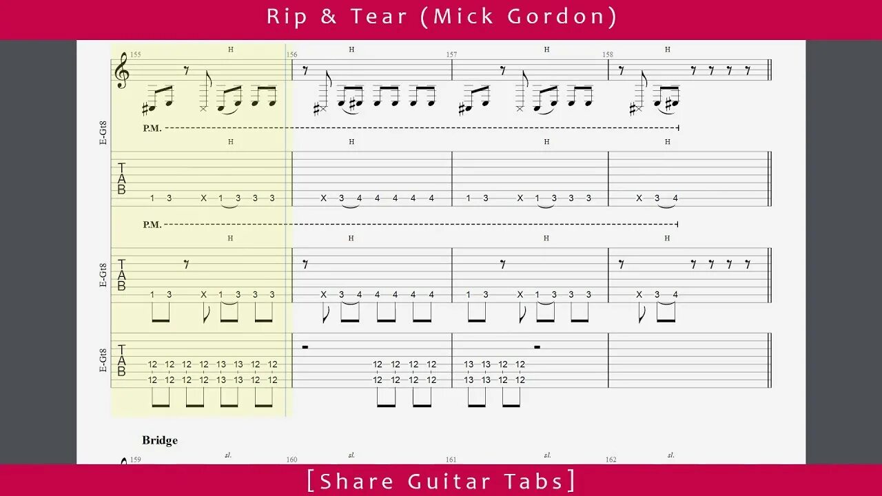 Tears tears tabs. Bfg division табы. mick gordon guitar. bfg division bass tabs. рипы гитары.
