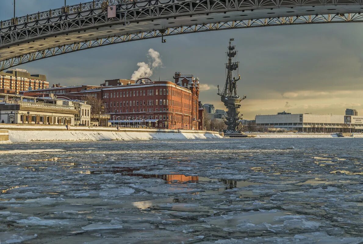 Ледоход в москве