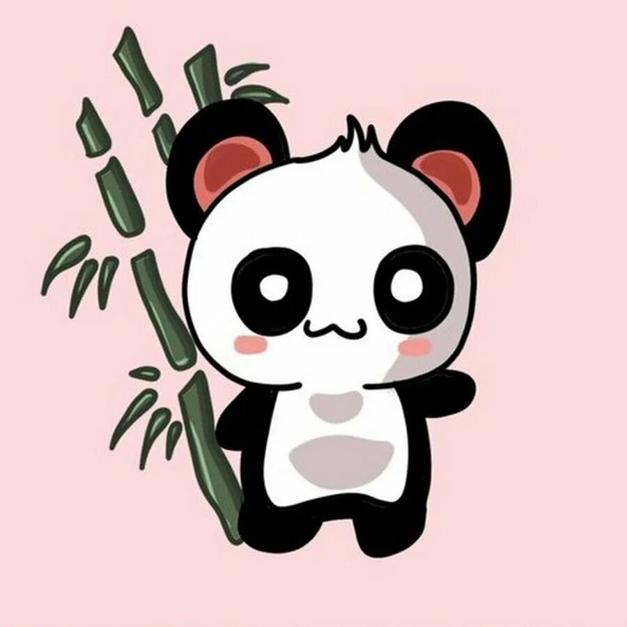 Кавайи Панда. Панда рисунок. Няшная Пандочка. Панда мультяшная. Картинка милой панды