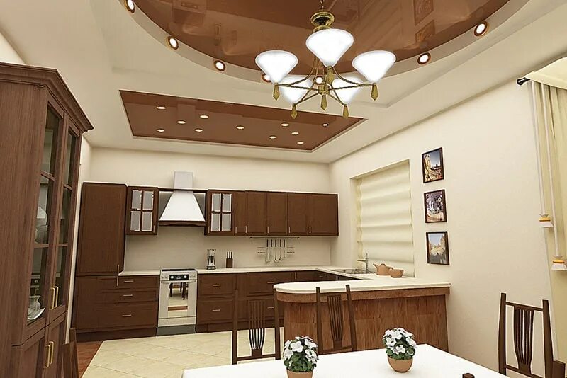 Кухня в потолок. Натяжной потолок на кухне. Дизайнерские потолки на кухне. Красивый потолок на кухне. Потолок кухня видео