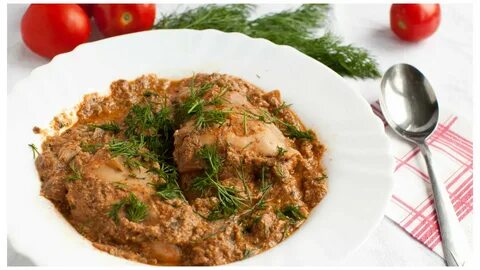 Как называется курица с грецкими орехами