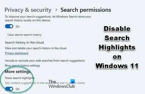 Show search