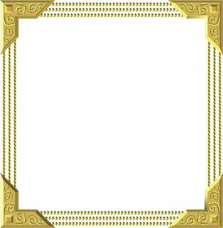 Золотая рамка пнг