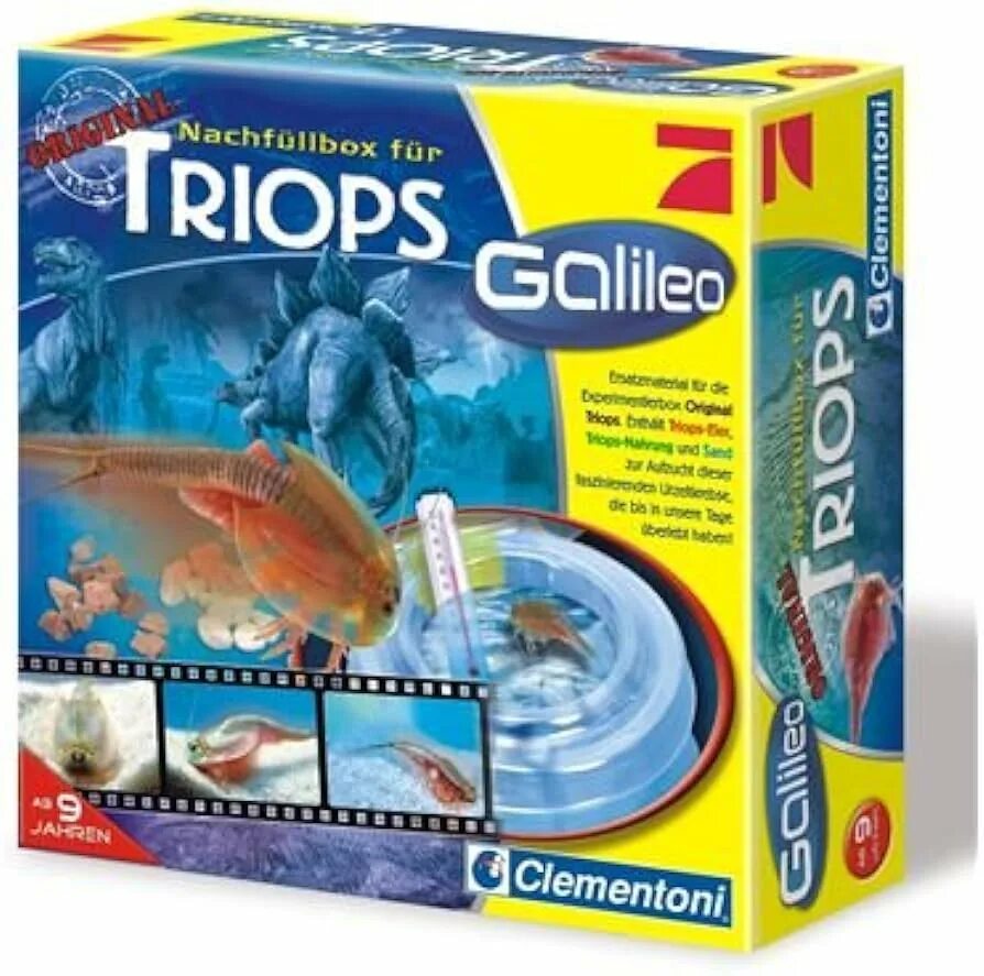 Maxi набор. Galileo Triops. Triops информация. Galileo детский динозавры Clementoni. Космос Triops World.