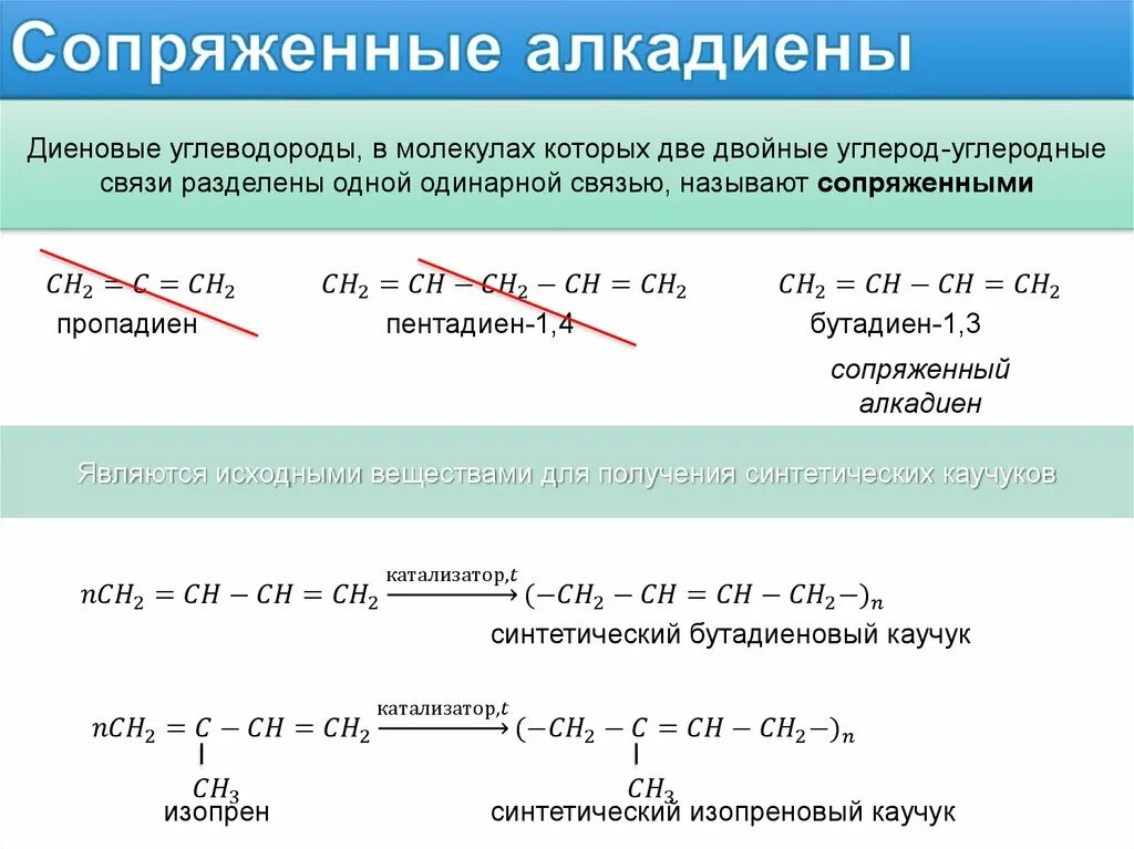 Диен алкин. Химические свойства алкадиенов с сопряженными связями. Непредельные углеводороды алкадиены. Сопряжение диеновых углеводородов. Формулы алкадиенов с сопряженными связями.