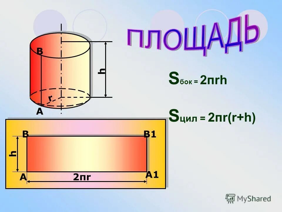 Высота цилиндра на 12 см больше его