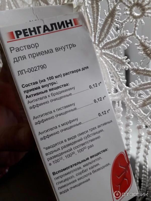 Ренгалин от мокрого кашля. Ренгалин от мокрого кашля