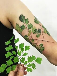 Рука зелень