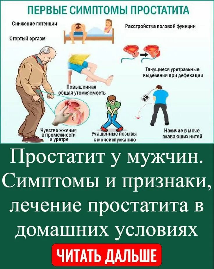 Сколько лечится простатит. Проявление простатита.