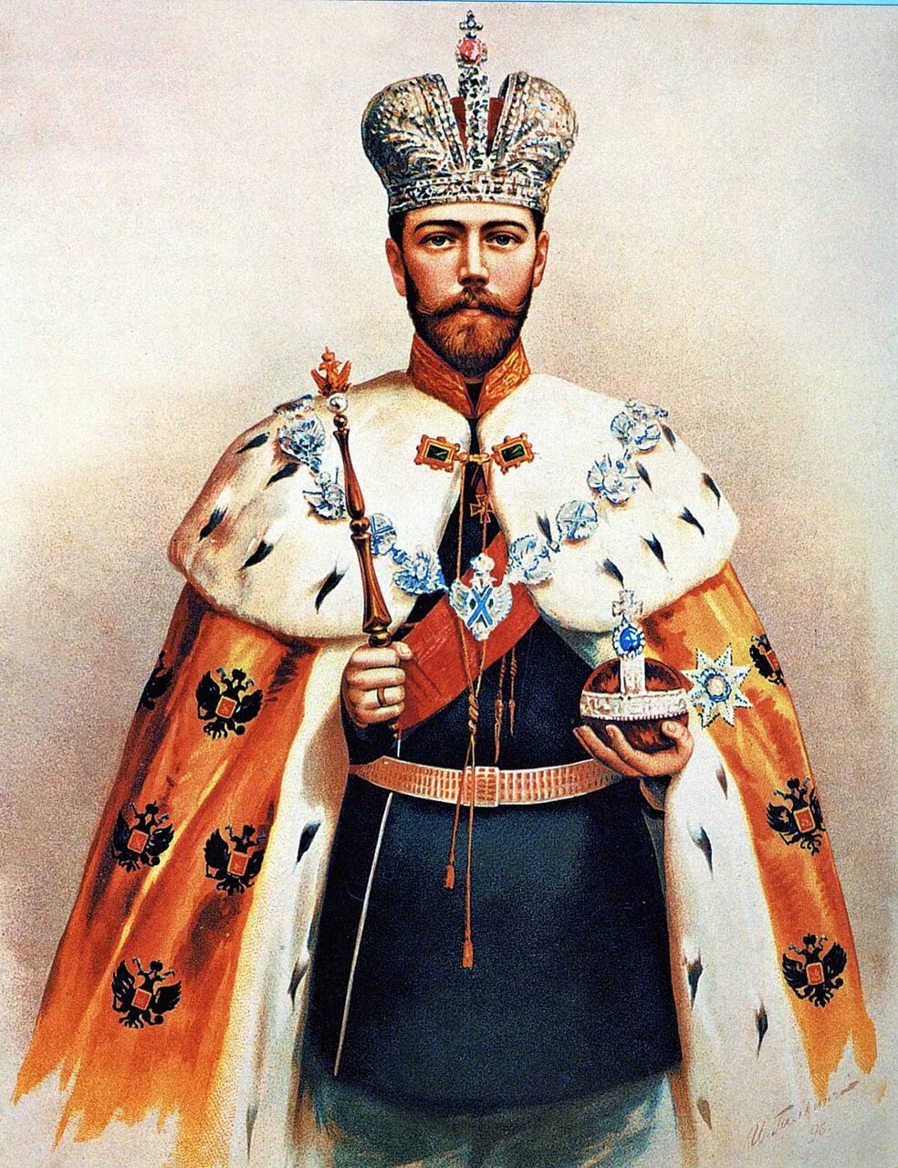 Король император. Коронация николая 2. императорская корона николая 2. корона царская романовых николая 2. николай 2 в одежде царя.