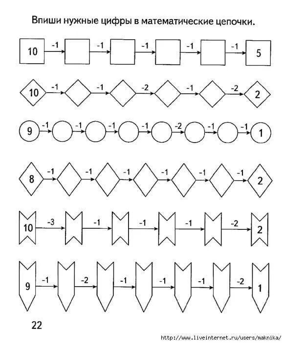 Примеры цепочки по математике. Числовые Цепочки для дошкольников. Математические Цепочки для дошкольников. Математическая цепочка для детей 6-7 лет. Математические Цепочки для детей 6 лет.