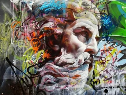 Pichi Avo Art, 2 Street artists of Vibrant Iconic Mythology