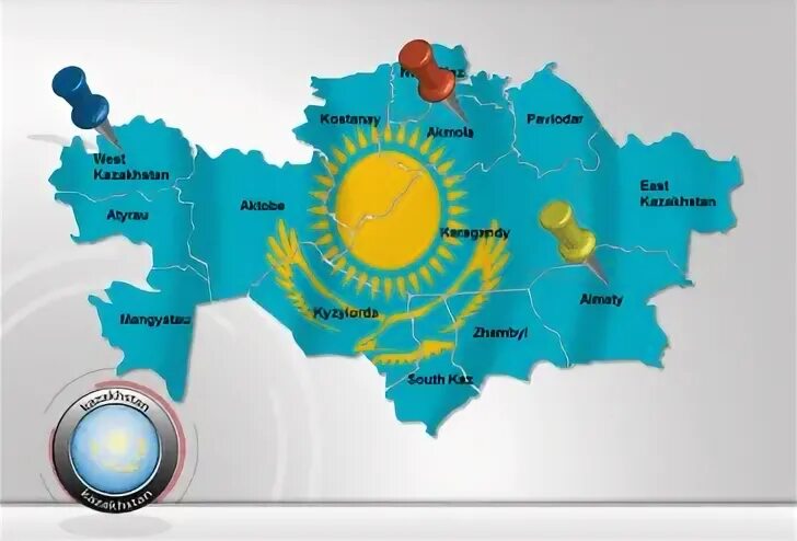 Карта казахстана 2024 год