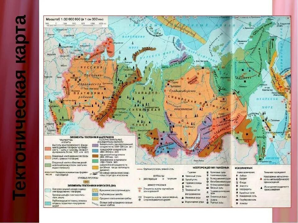 Соотнеси тектонические структуры и полезные ископаемые. Тектоническое строение и минеральные ресурсы россии карта. карта россии рельеф тектоническое строение и полезные ископаемые. география 8 класс атлас рельеф тектоническое строение. тектоническая карта россии 8 класс.
