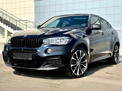 2018 BMW X6 40d II (F16), чёрный - вид 2.