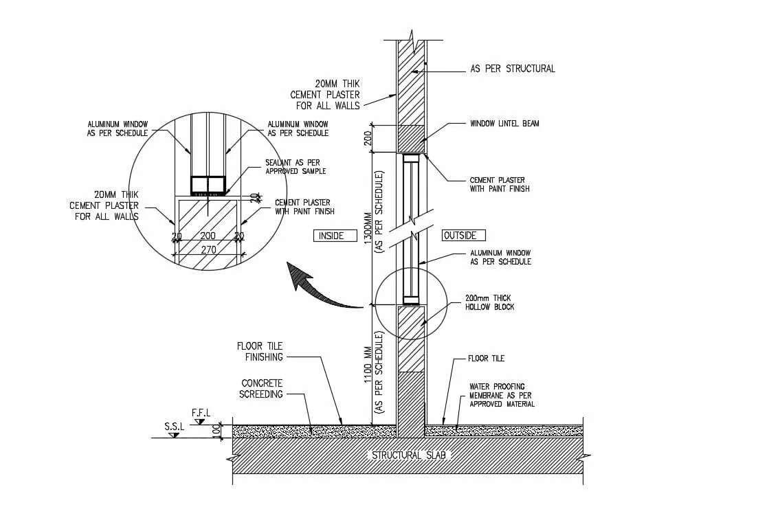 Detail windows. Window section detail. window detail section pvc. window sill details. detail.