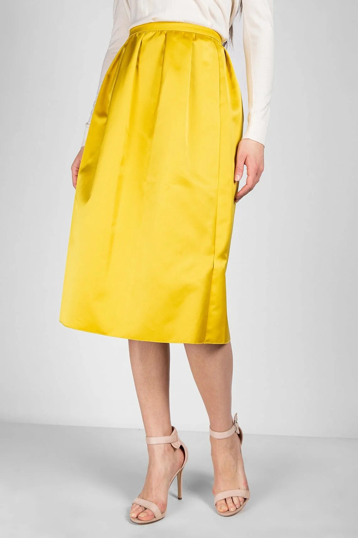 желтая юбка