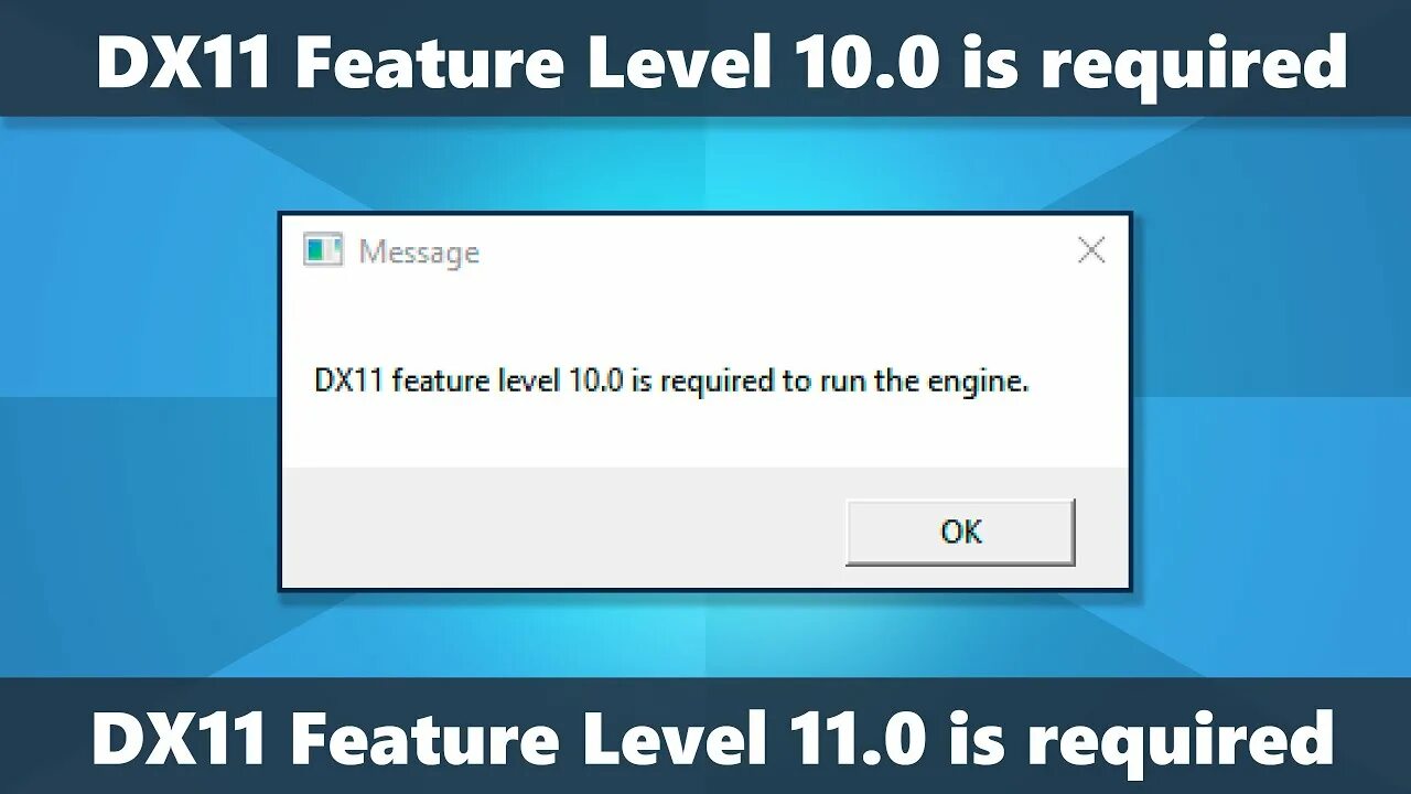 DX 11 feature Level 10.0 is required Run the engine решение. DX feature Level 10.0 is required to Run the engine как исправить. Dx11 feature Level 10.0 is required to Run the engine. A d3d11-compatible GPU (feature Level 11.0, Shader model 5.0) is required to Run the e перовод. Dx11 feature