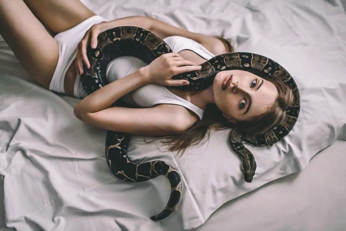 Алина Солонская жена змея. Девушка змея. Фотосессия со змеями. Девушка и питон