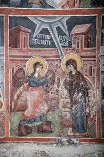Благовещение фреска