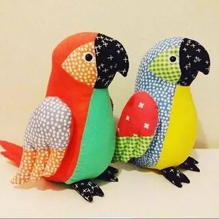 PDF Parrot Sewing Pattern Stuffed Cute Digital Pattern For 1 - изображение 