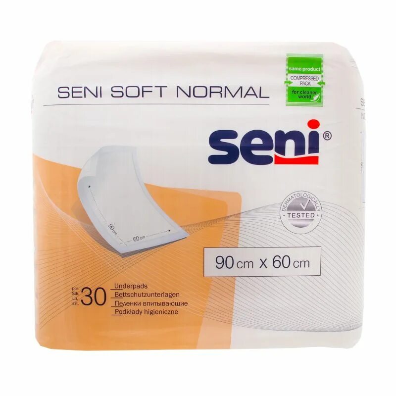 Пеленки впитывающие 60х90 30. Seni Soft normal 60 90 30 шт. Пелёнки Seni Soft 90x60. Сени пеленки 60х90 30 шт Soft Basic. Пелёнки сени софт 60х90.