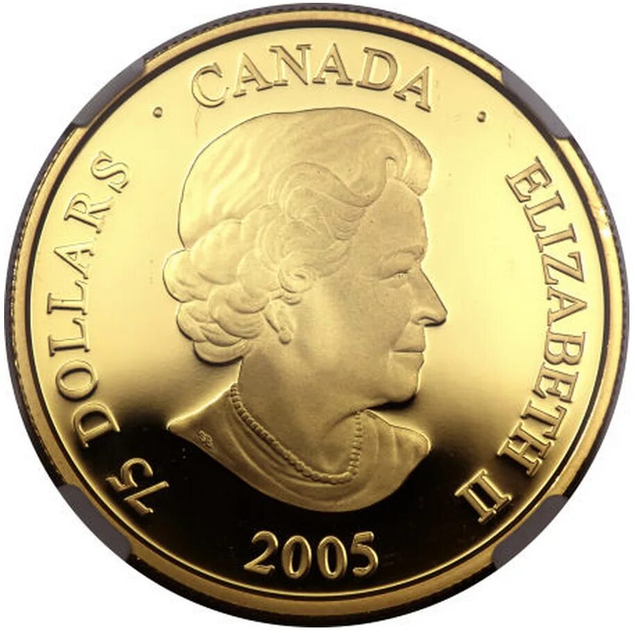 75 Долларов. Johannes Paulus PP.2 монета  2 евро 2005. 75 Золотом.