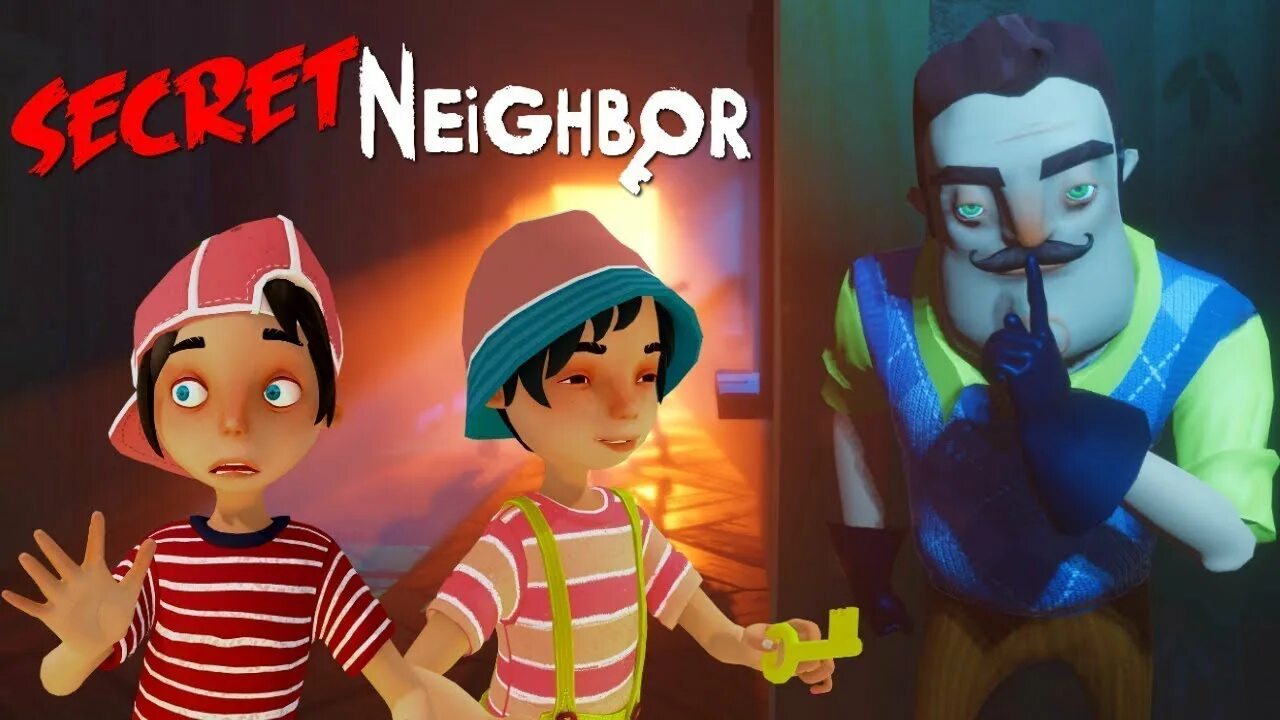 Секрет нейбор на телефоне. Секрет соседа. Игра Secret Neighbor. Дети из секрет сосед. Secret Neighbor сосед.