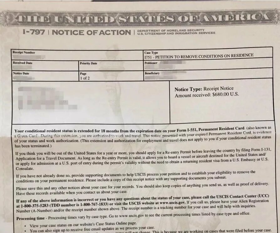 Green Card application form. I-551 Green Card. Application for the Extension of permit of Residence of visa category. Alien Registration Receipt Card form i-151.