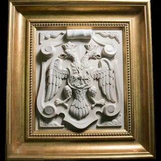 Панно с фамильным гербом лефорта