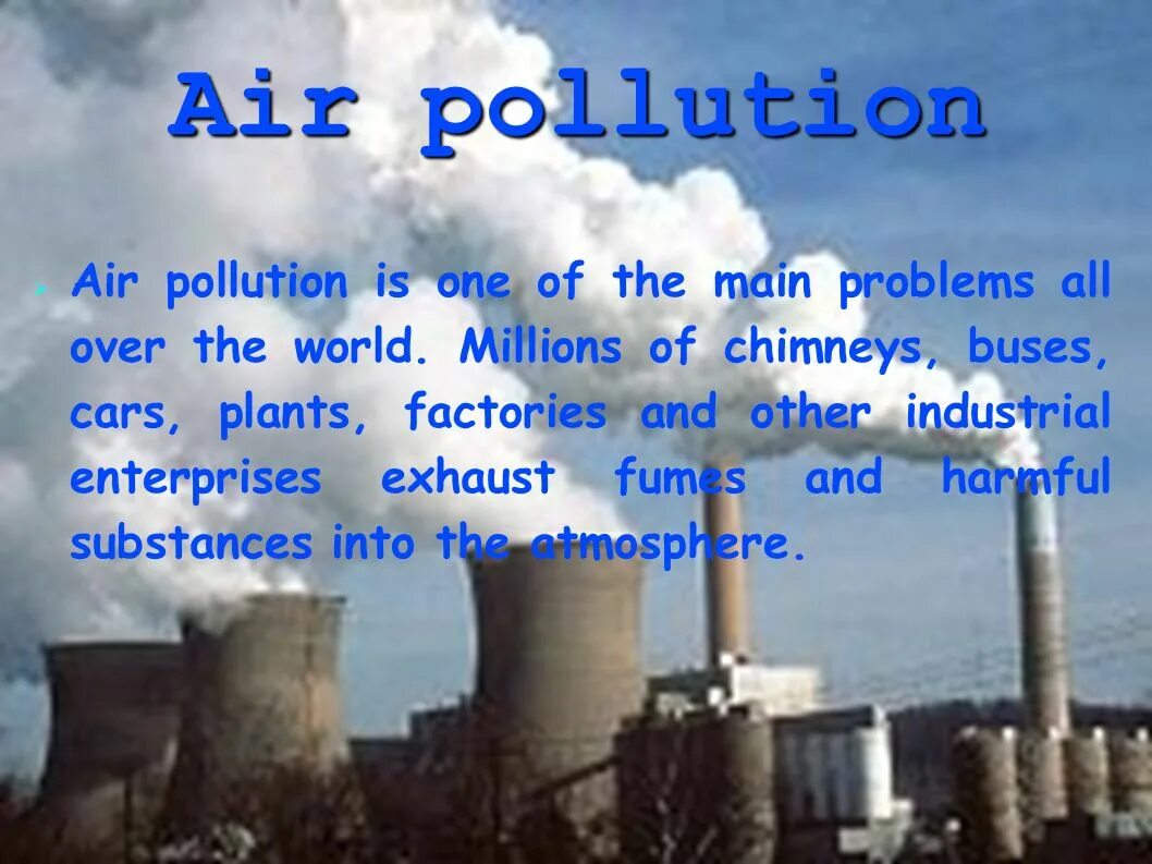 Air pollution презентация. Загрязнение воздуха на английском. Загрязнение тема по английскому. Презентация по английскому языку загрязнение воздуха.