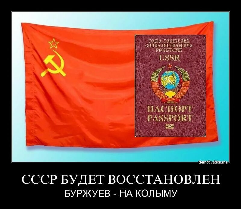 Восстановить СССР. СССР восстановится. СССР возвращается. СССР вернется.