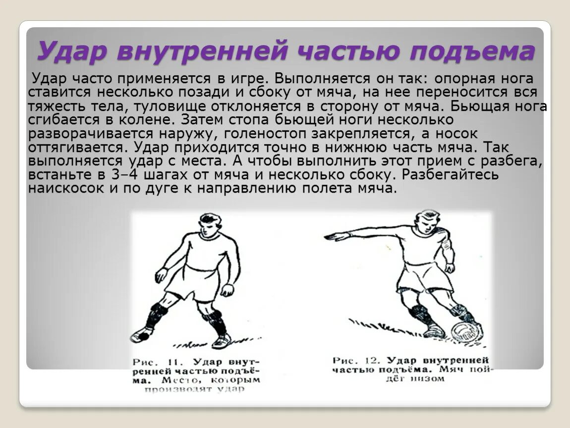 1 удары по мячу. Удар внутренней частью подъёма мяча в футболе. Удар внутренней частью подъема. Внутренняя часть подъема. Удар внутренней частью стопы.