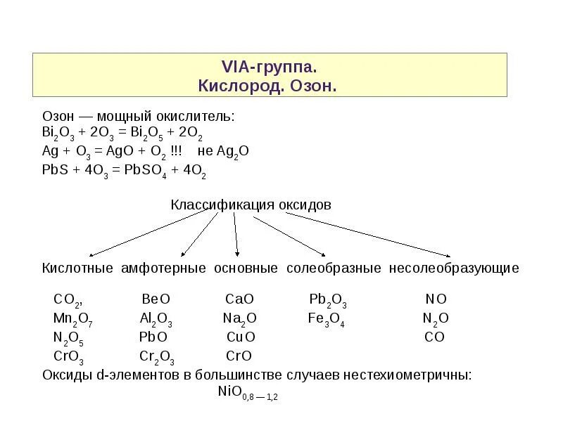 Элементы vi а группы. Элементы группы via в химии. Характеристика элементов via группы. Озон окислитель. Элементы 6 группы.