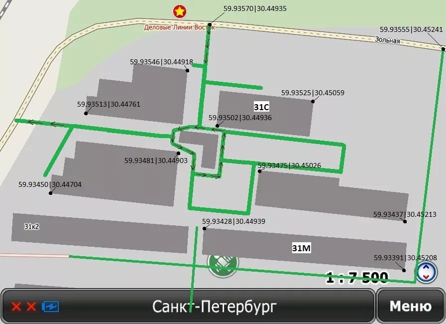 Деловые линии ул латышских стрелков 31в фото Panorama: Poginter, fire safety systems, Russia, Saint Petersburg, Latyshskikh S
