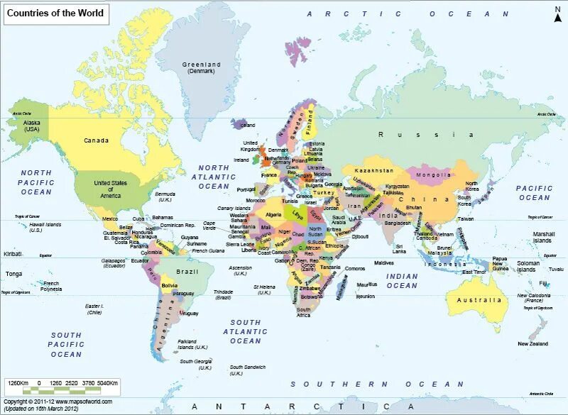 Me country in the world. The Countries of the World карта. Карта с названиями стран на английском.