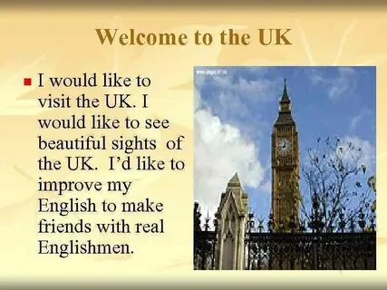 The place you want to visit