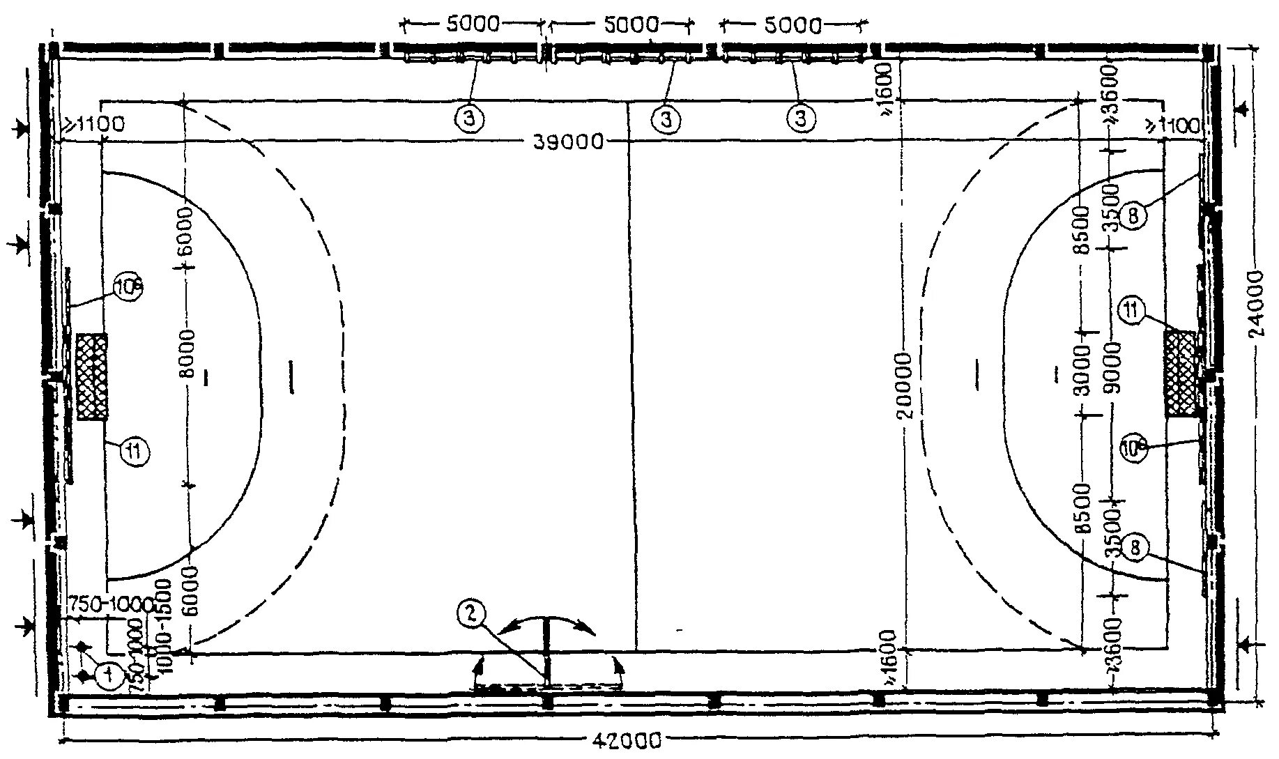 Схема разметки гандбольной площадки. Разметка поля для гандбола. Разметка гандбольной площадки с размерами схема. Гандбол размер площадки. Гост спортивные площадки