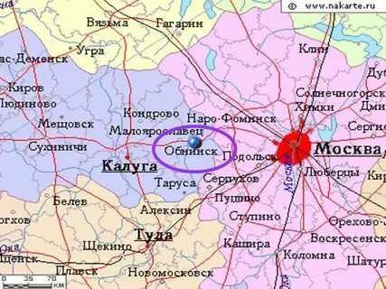 Какие города рядом с калугой