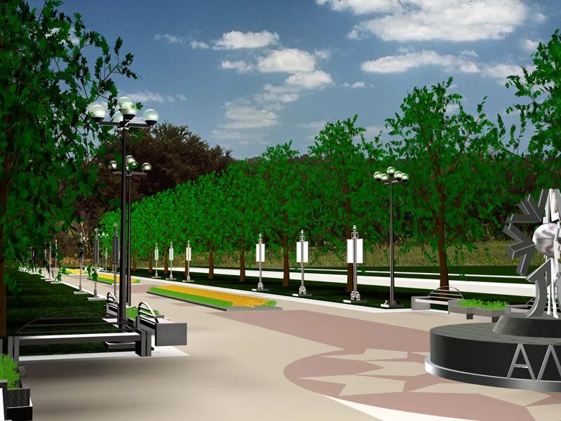 проект фкгс в городе кирове. аллея героев мытищи. сквер студенческий старый оскол. проект фкгс в городе кирове. фкгс картинки.