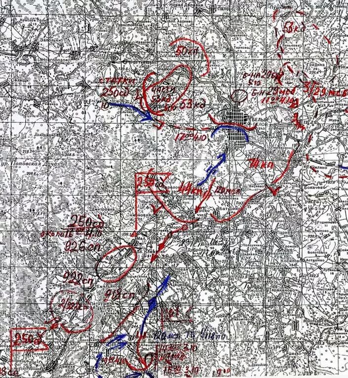 Ржевско Сычевская операция 215 стрелковая дивизия. Бои на р. Западная лица 1941-43 год. Карта 250 пехотной дивизии 1942. 124 Отдельная стрелковая бригада Южного фронта. Военная карта схема