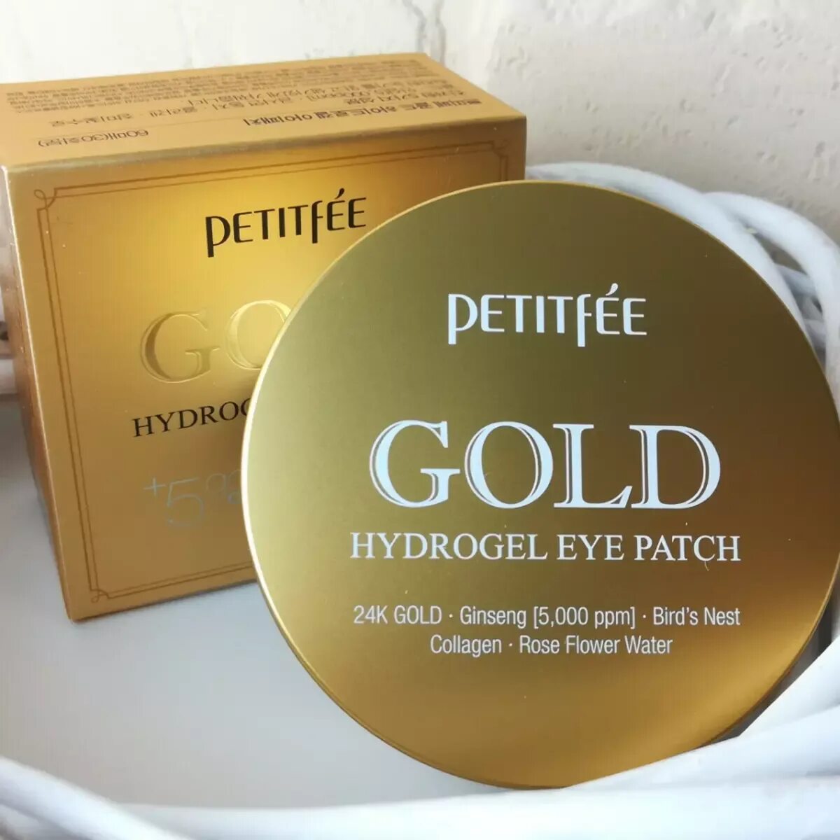 Gold hydrogel patch