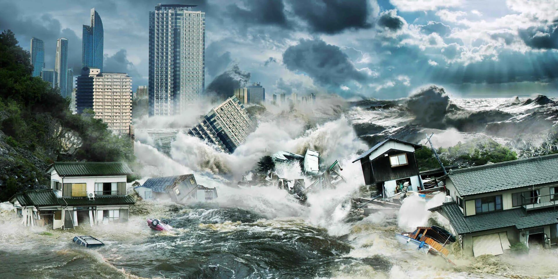 ЦУНАМИ В Дубае. Стихийные бедствия. Наводнения. Natural disasters tsunami