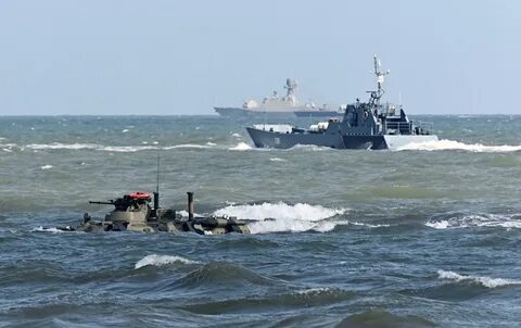 В каспийском море проходит государственная морская