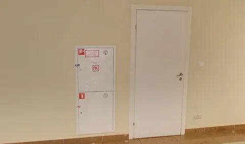 Пожарные шкафы в коридорах