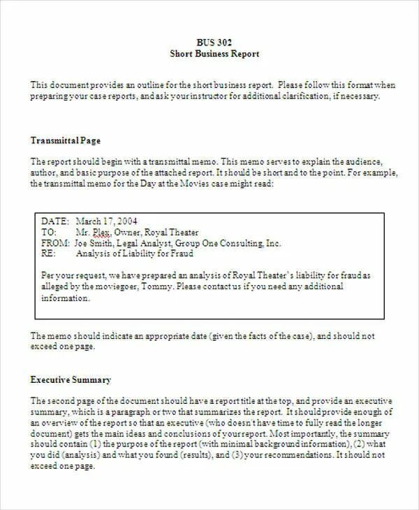 Formal Report example. Short Report Sample. Business Formal Report examples. Short report