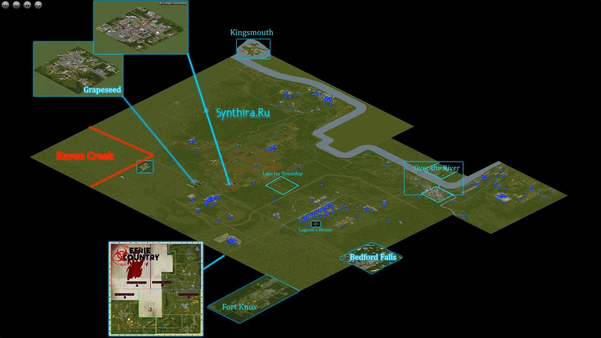Zomboid raven creek map