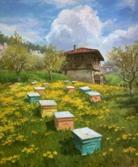 Левитан пасека. Улей художник. Улей художник. Левитан пасека. Улей художник.